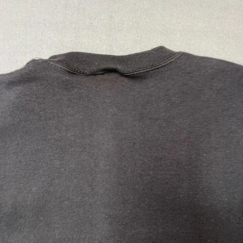 Vintage Cincinnati Reds Sweatshirt Adults Size XL Black Long Sleeve Velva Sheen